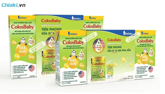 Sữa bột pha sẵn Colosbaby hỗ trợ tăng c&acirc;n cho b&eacute;