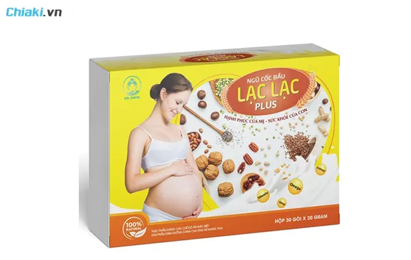 sữa &oacute;c ch&oacute; cho b&agrave; bầu Lạc Lạc Plus 36 loại hạt