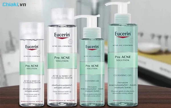 sữa rửa mặt Eucerin cho da dầu mụn đang rất được ưa chuộng