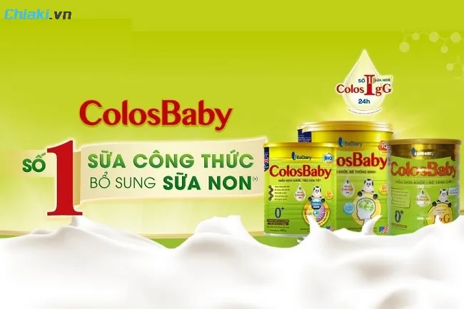 Sữa Colosbaby bổ sung sữa non v&agrave; chứa h&agrave;m lượng dinh dưỡng cao