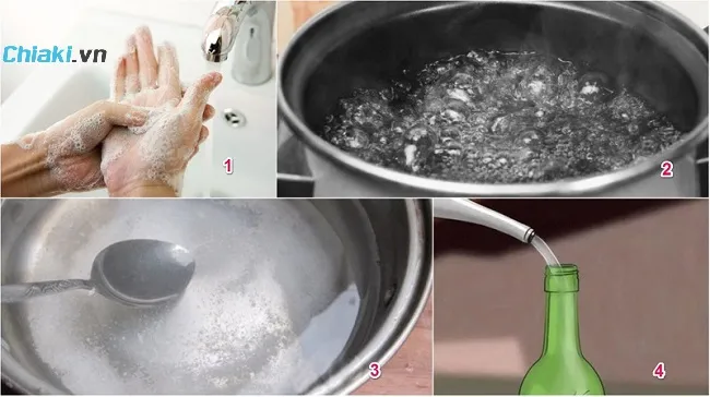 C&aacute;ch pha nước muối 3 kh&iacute; dung