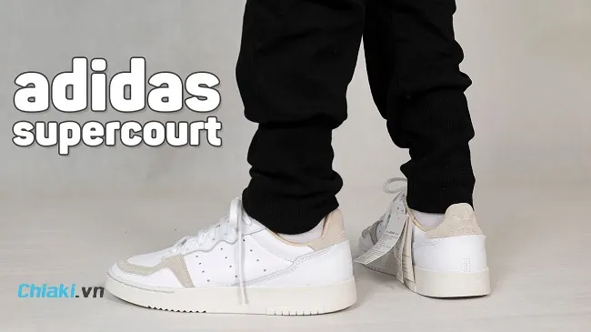 Phong c&aacute;ch thiết kế gi&agrave;y Adidas Blackpink Supercourt