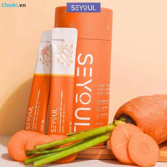 Mặt nạ thải độc c&agrave; rốt Seyoul H&agrave;n Quốc