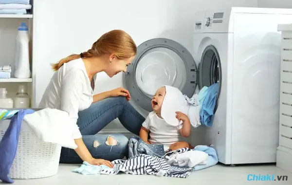 những lưu &yacute; khi sử dụng nước giặt cho trẻ sơ sinh