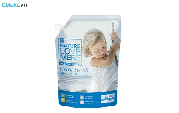 nước giặt cho trẻ sơ sinh Nature Love Mere Cool Fresh