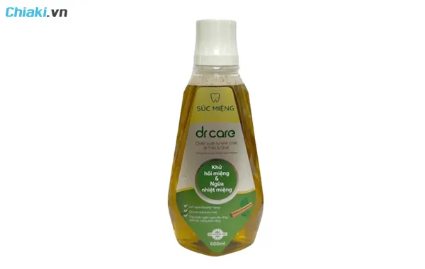 nước s&uacute;c miệng trị s&acirc;u răng Dr Care
