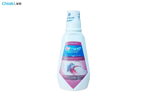 Nước s&uacute;c miệng kh&ocirc;ng cồn Crest 3D White