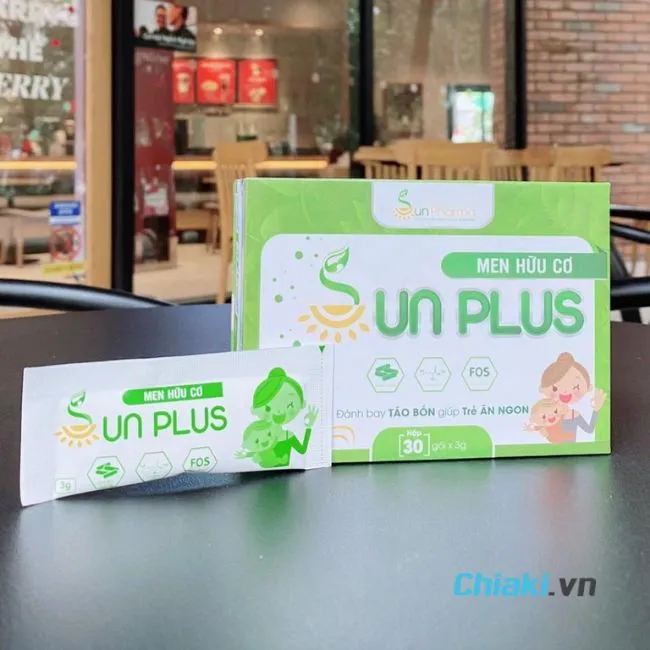 Thuốc trị t&aacute;o b&oacute;n cho trẻ em Sunplus