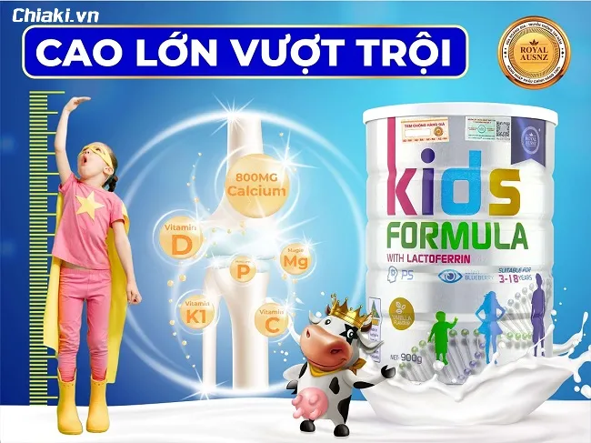 Sữa ho&agrave;ng gia &Uacute;c Royal Ausnz Kids Pro+ Formula