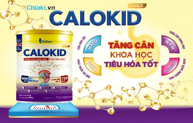 Sữa Calokid Gold gi&uacute;p tăng c&acirc;n cho trẻ