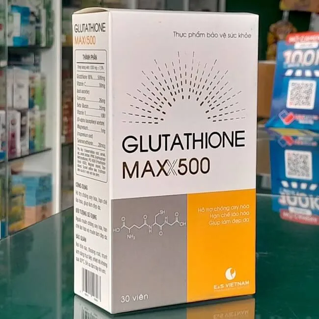 Vi&ecirc;n uống trắng da Glutathione Maxx 500