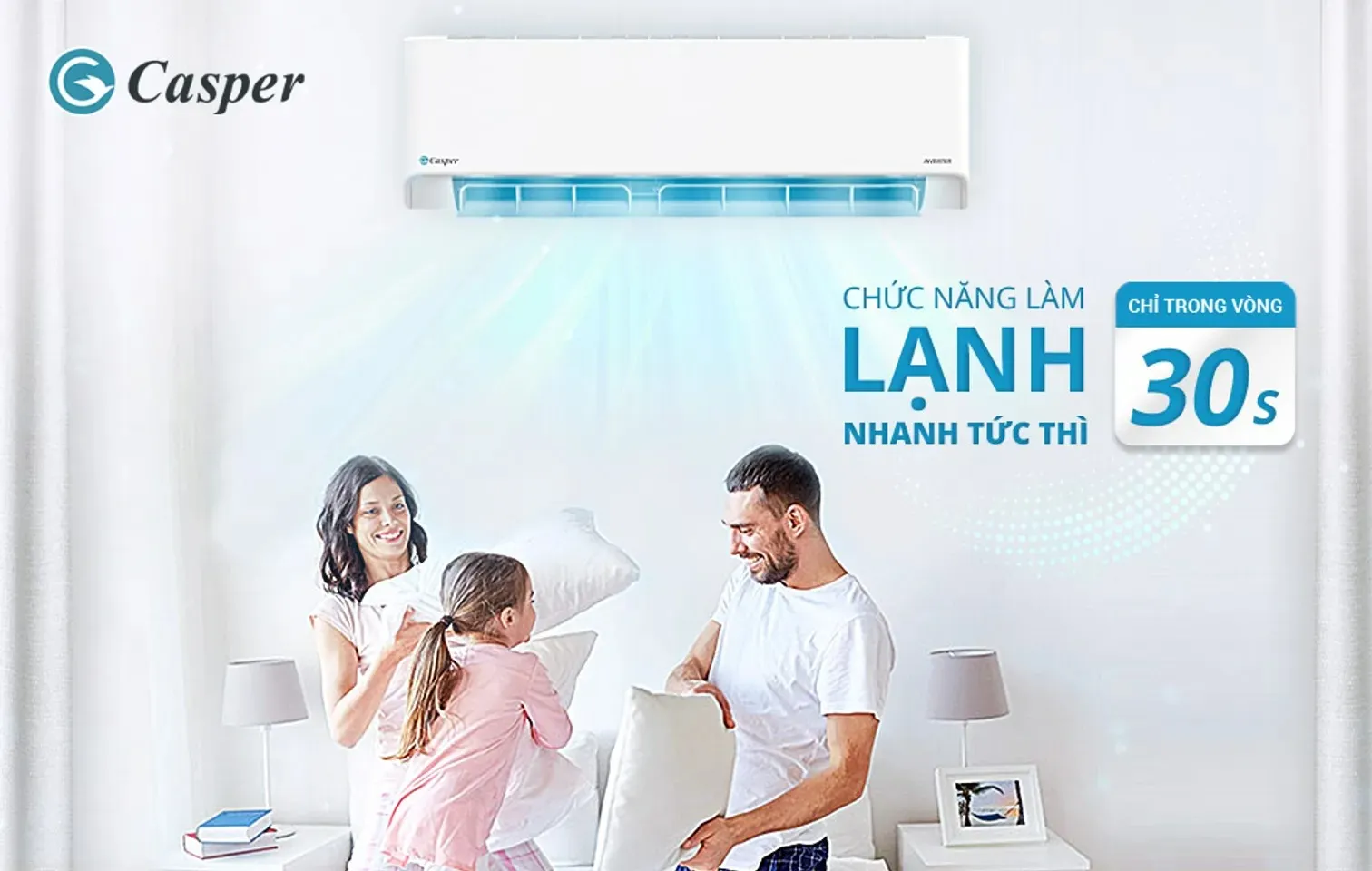 M&aacute;y lạnh Casper Inverter 2 HP HC-18IA32