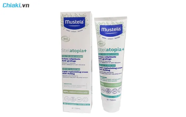 Kem chữa ch&agrave;m cho trẻ sơ sinh Mustela Stelatopia Emollient Cream