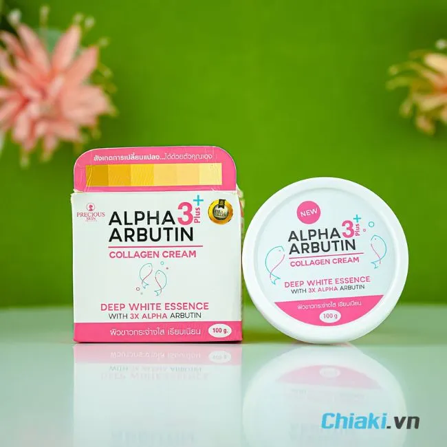 Kem dưỡng trắng da body Th&aacute;i lan Alpha Arbutin 3+ Plus Collagen Cream