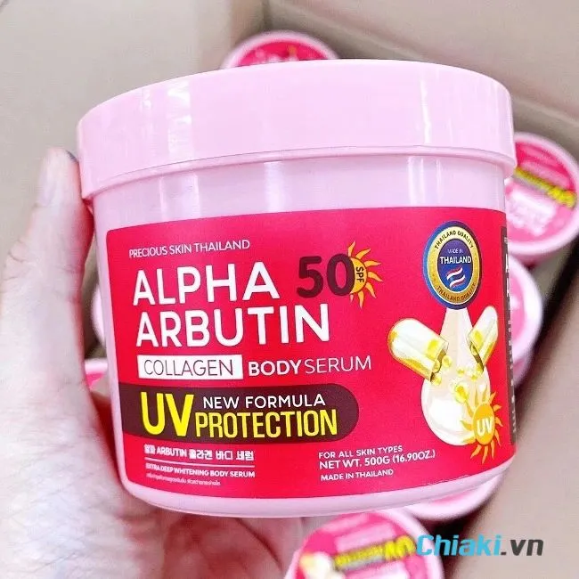 Kem dưỡng trắng da body Th&aacute;i Lan Alpha Arbutin Collagen Body Cream&nbsp;