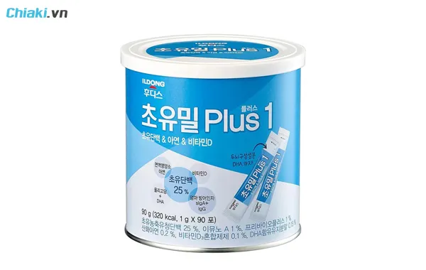 Sữa non dạng g&oacute;i ILDong Foodis CHOYUMEAL Plus c&oacute; 1-0-2