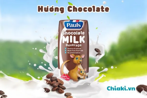Sữa tươi Pauls hương Socola