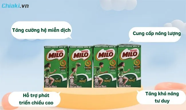 Sữa Milo gi&uacute;p bổ sung năng lượng v&agrave; cung cấp dinh dưỡng
