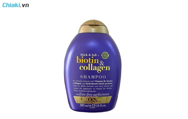 Dầu gội cho t&oacute;c nhuộm Biotin & Collagen t&iacute;m