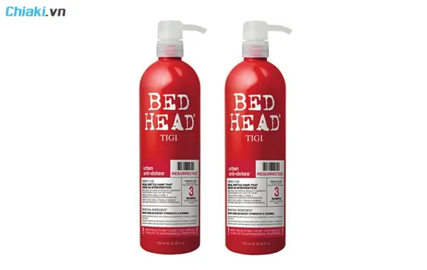 Dầu gội xả Tigi đỏ 3 Bed Head Urban Antidotes Resurrection