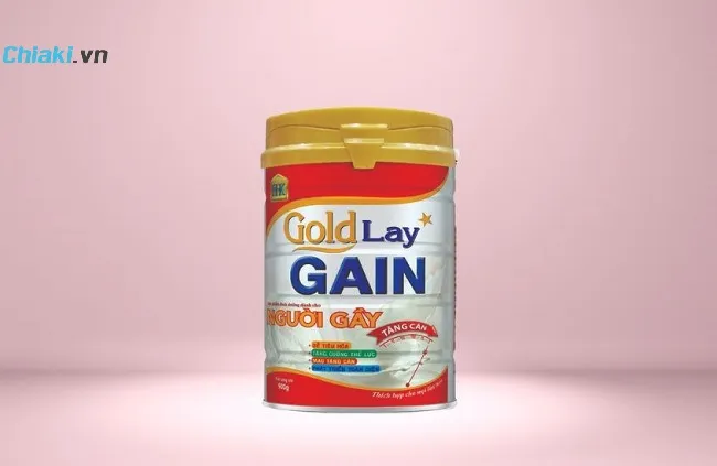 Sữa hỗ trợ tăng c&acirc;n d&agrave;nh cho người gầy Goldlay Gain