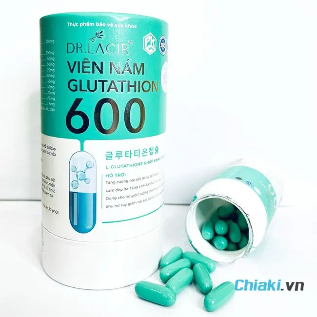Vi&ecirc;n uống Glutathione 600 Dr Lacir