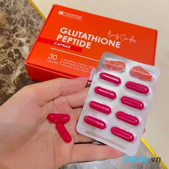 Vi&ecirc;n uống Lucchini Glutathione Peptide