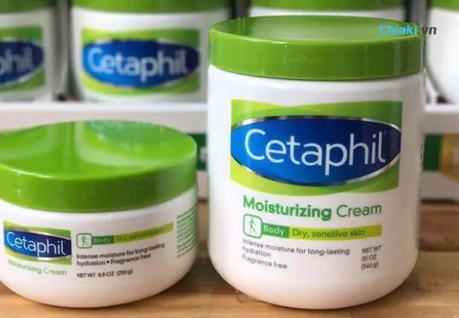 Kem dưỡng ẩm cho da kh&ocirc; Cetaphil