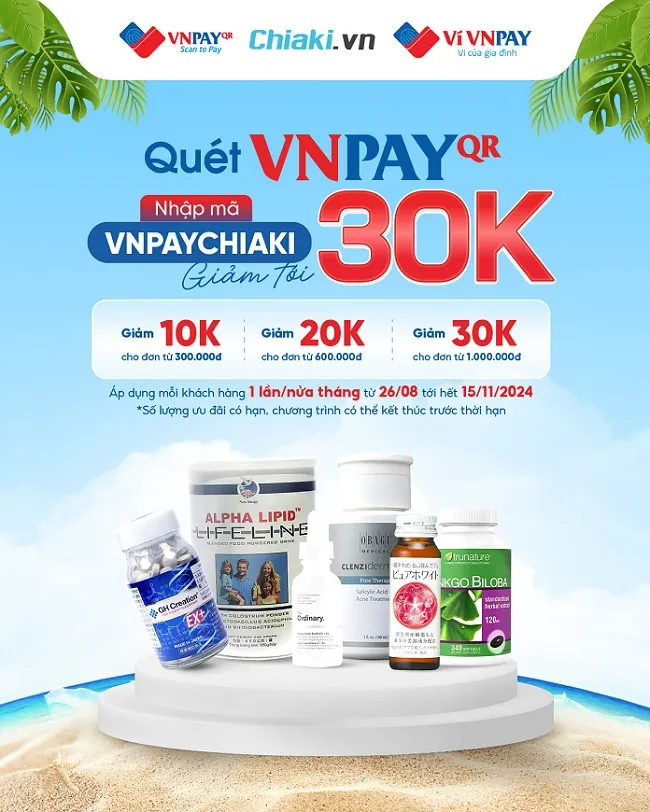 Khuyến m&atilde;i Chiaki v&agrave; VNPAY 2024