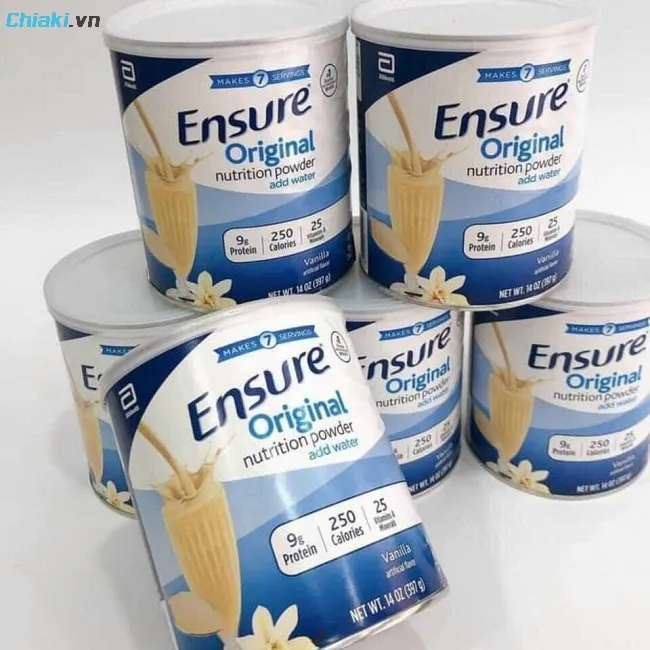 Sữa Ensure Orginal Mỹ cho trẻ em 4 tuổi hỗ trợ k&iacute;ch th&iacute;ch vị gi&aacute;c,