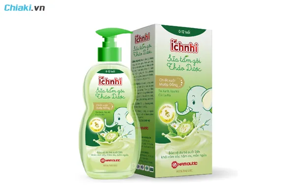 sữa tắm thảo dược cho b&eacute; &Iacute;ch Nhi