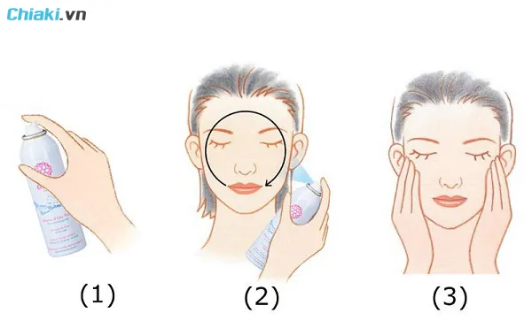 C&aacute;ch d&ugrave;ng xịt kho&aacute;ng đ&uacute;ng chuẩn, mang lại hiệu quả tối ưu