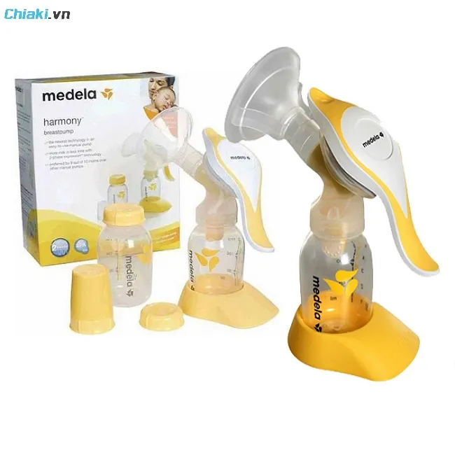 M&aacute;y h&uacute;t sữa cầm tay Medela Harmony hỗ trợ kiểm so&aacute;t tốc độ h&uacute;t 