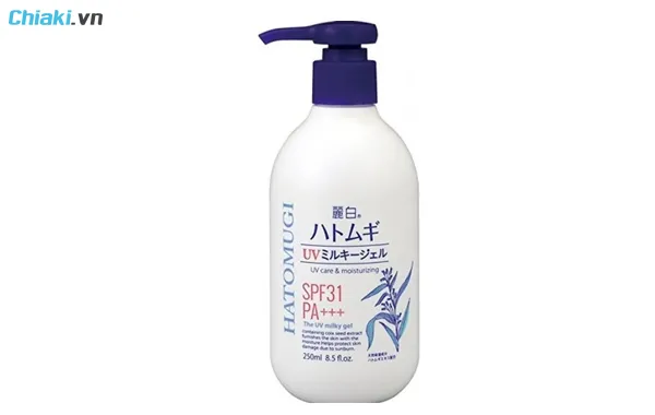 body lotion Hatomugi SPF31
