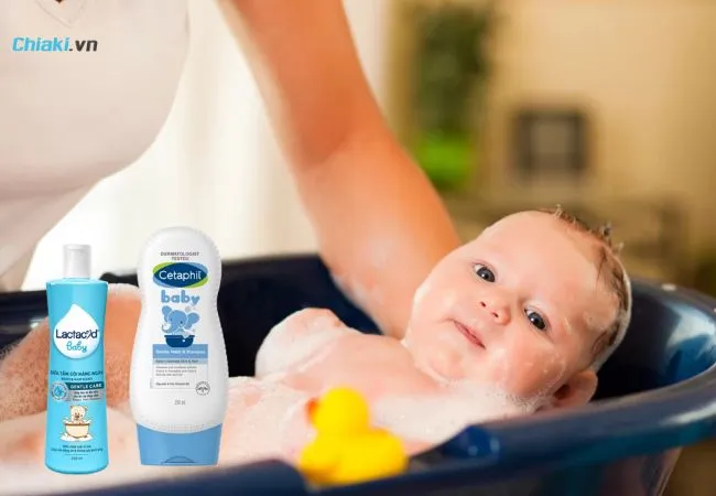 C&aacute;ch chọn sữa tắm cho b&eacute; bị vi&ecirc;m da cơ địa