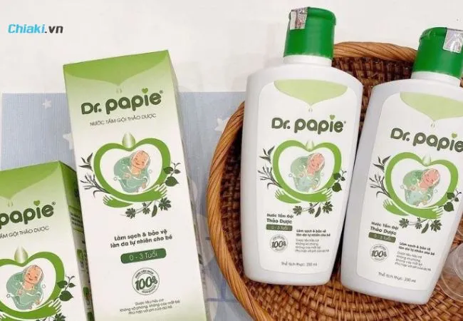 Nước tắm gội Dr.Papie