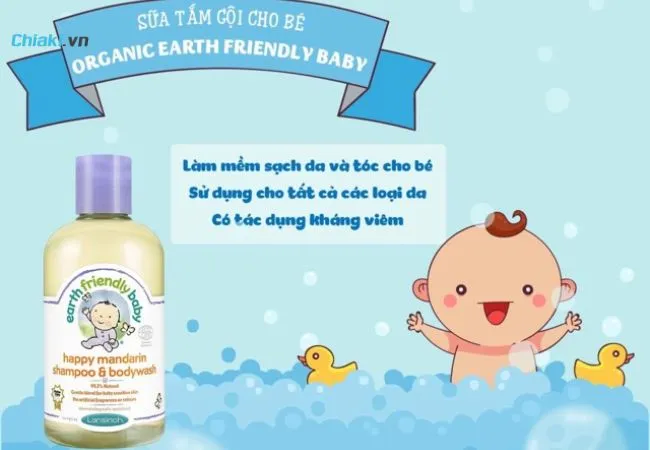 Sữa tắm cho b&eacute; Earth Friendly Baby Lansinoh
