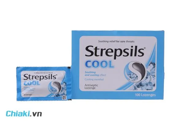 Kẹo ngậm Strepsils cool