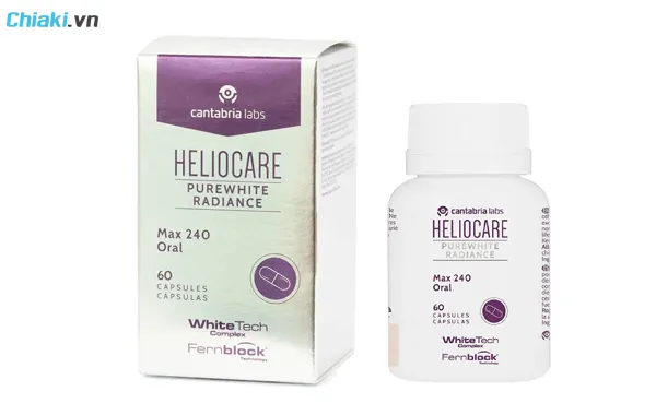 vi&ecirc;n uống trắng da cấp tốc Heliocare Purewhite Radiance