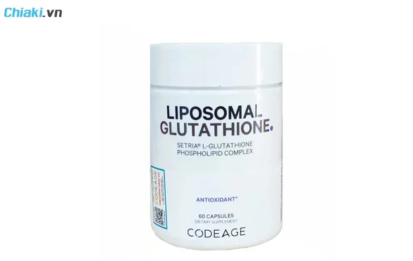 vi&ecirc;n uống trắng da cấp tốc Liposomal Glutathione