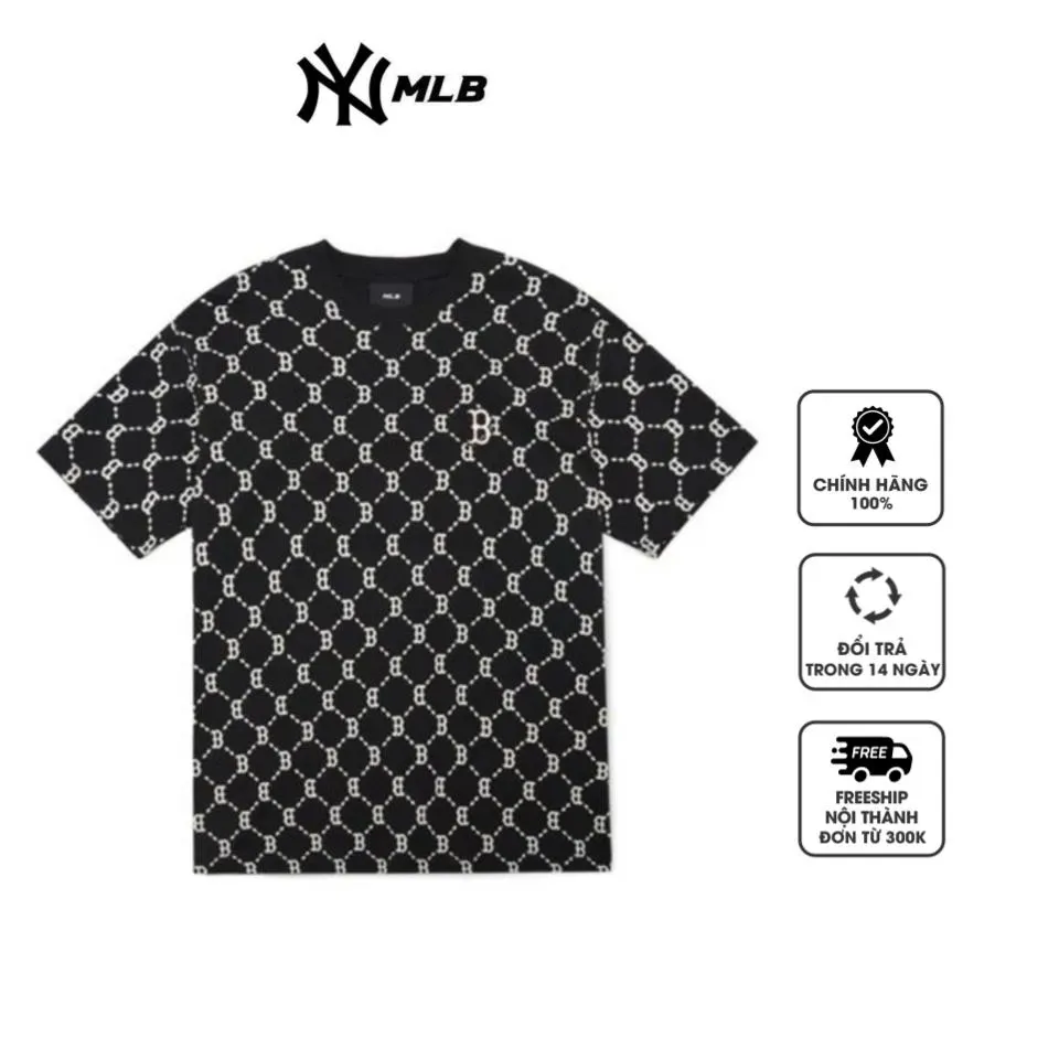 &Aacute;o ph&ocirc;ng MLB Diamond Monogram Boston Red Sox