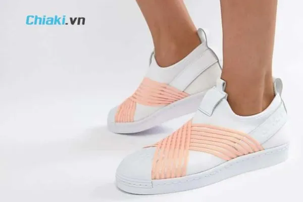 Gi&agrave;y Slip-on Adidas Wmns Superstar Cloud White
