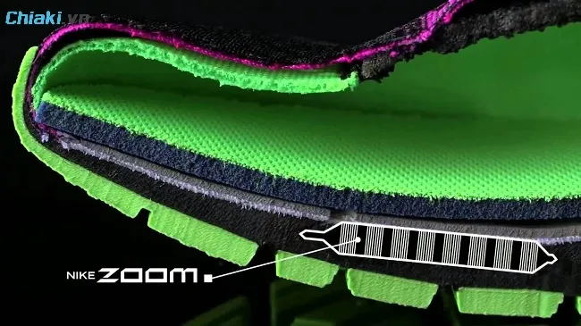 C&ocirc;ng Nghệ đệm Nike ZoomX mang lại hiệu suất cao khi chạy
