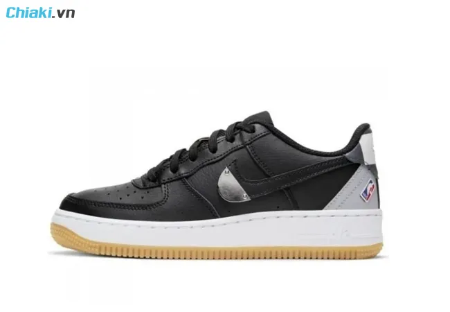 review Gi&agrave;y Nike Air Force 1 LV8 1 GS Black Wolf Grey