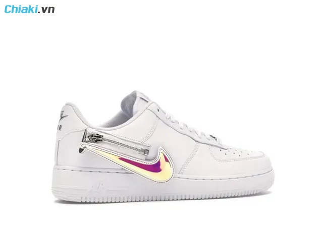 review Gi&agrave;y Nike Air Force 1 White Zip Swoosh