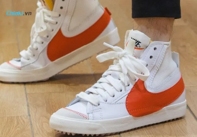 Gi&agrave;y thể thao Nike Blazer Mid BQ6806102 m&agrave;u trắng đỏ