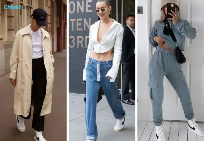 Kết hợp gi&agrave;y Nike Blazer c&ugrave;ng phong c&aacute;ch thanh lịch c&aacute; t&iacute;nh