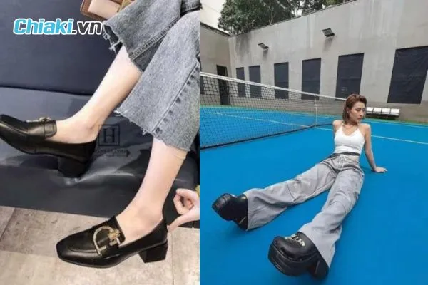 Quần &aacute;o oversize gi&agrave;y loafer