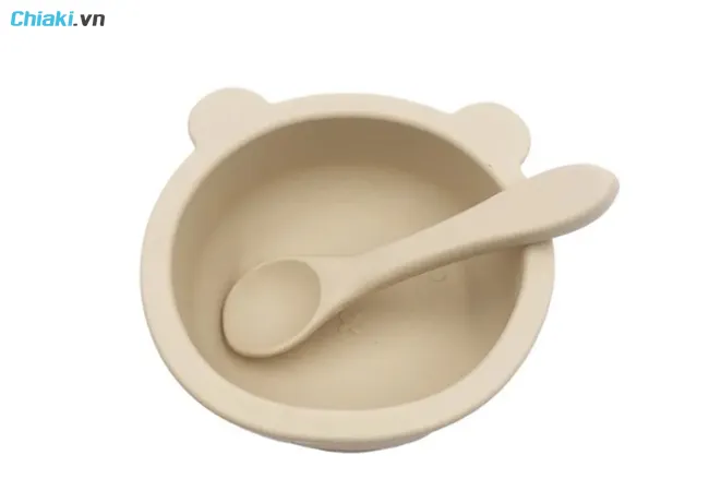 B&aacute;t ăn dặm silicone cho b&eacute; đế h&iacute;t Trung Quốc