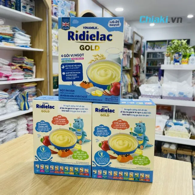 Bột ăn dặm Ridielac vị ngọt